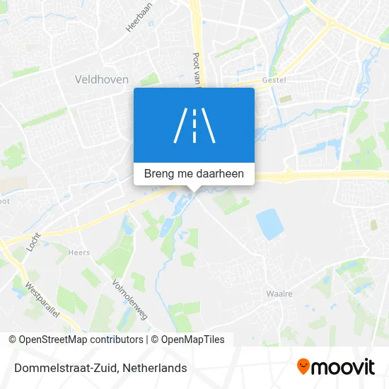 Dommelstraat-Zuid kaart