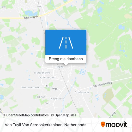 Van Tuyll Van Serooskerkenlaan kaart