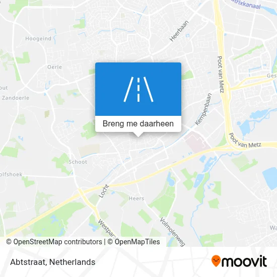 Abtstraat kaart