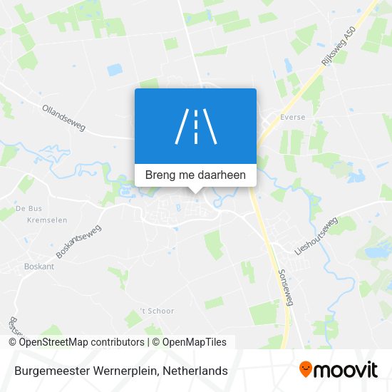 Burgemeester Wernerplein kaart