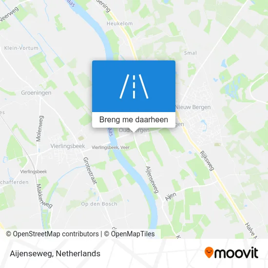 Aijenseweg kaart