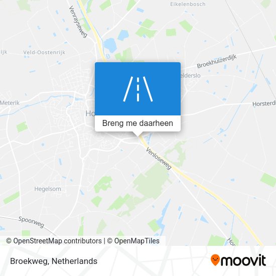 Broekweg kaart