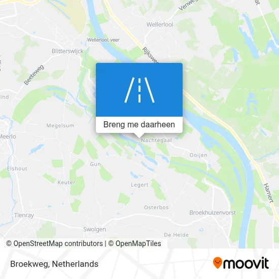Broekweg kaart