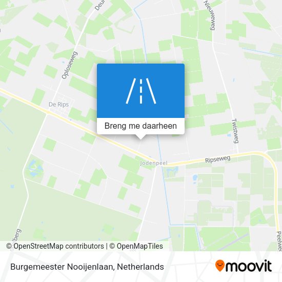 Burgemeester Nooijenlaan kaart