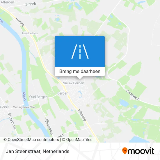 Jan Steenstraat kaart