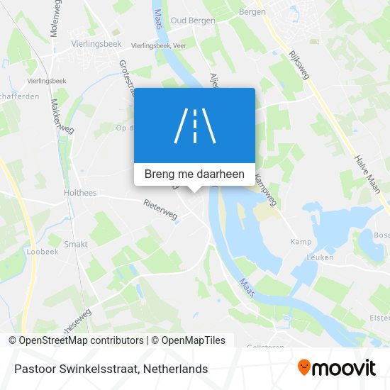 Pastoor Swinkelsstraat kaart