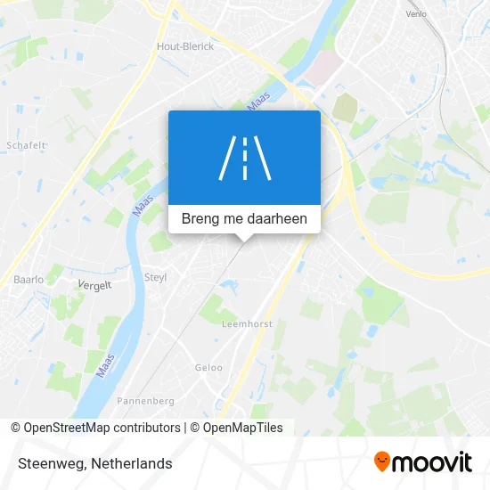 Steenweg kaart