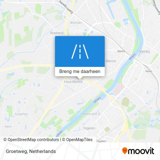 Groetweg kaart