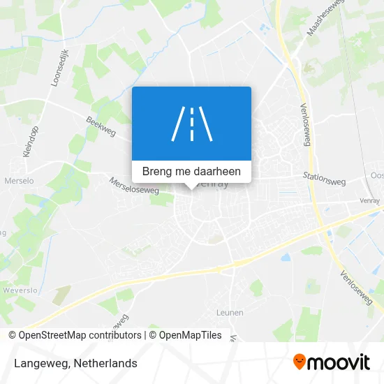 Langeweg kaart