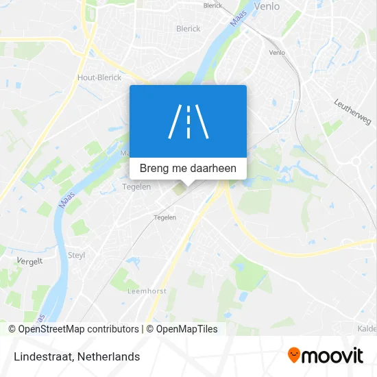 Lindestraat kaart