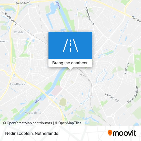 Nedinscoplein kaart