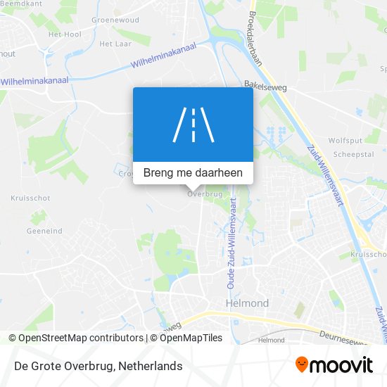 De Grote Overbrug kaart