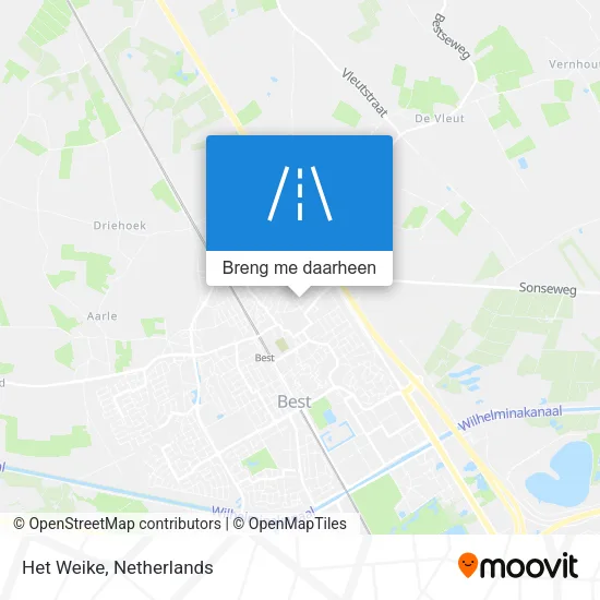 Het Weike kaart