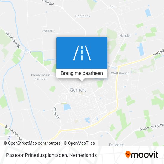 Pastoor Prinetiusplantsoen kaart