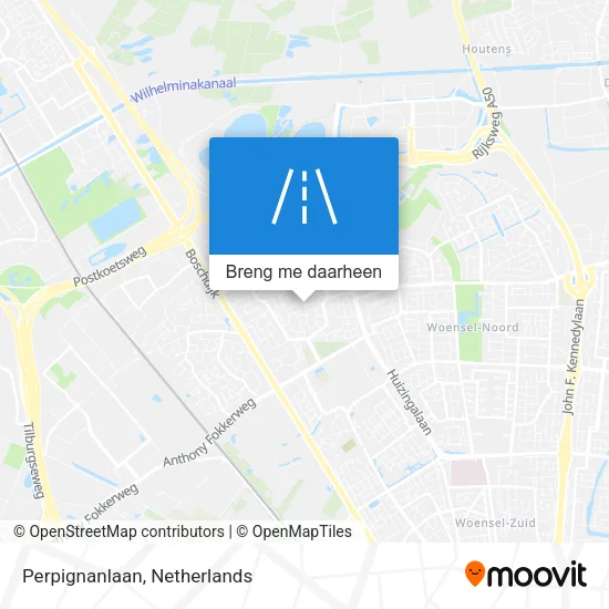 Perpignanlaan kaart