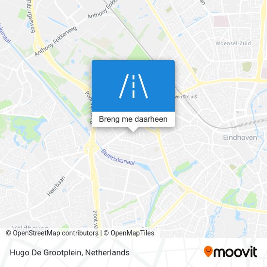 Hugo De Grootplein kaart