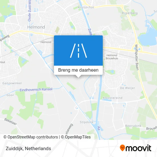 Zuiddijk kaart