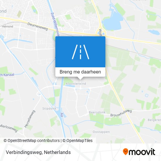 Verbindingsweg kaart