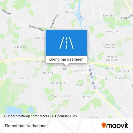Florastraat kaart