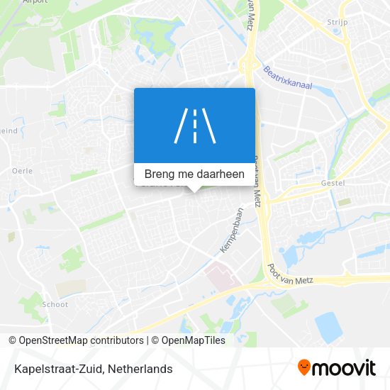 Kapelstraat-Zuid kaart