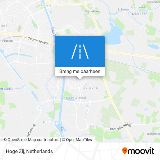 Hoge Zij kaart