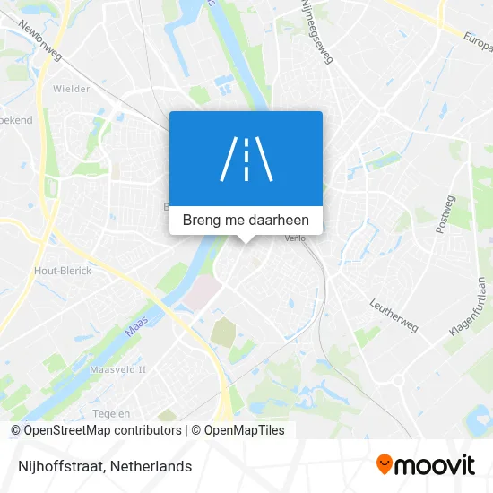 Nijhoffstraat kaart