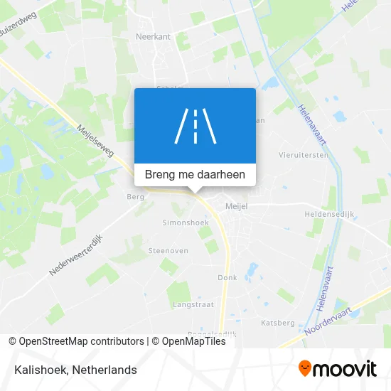 Kalishoek kaart