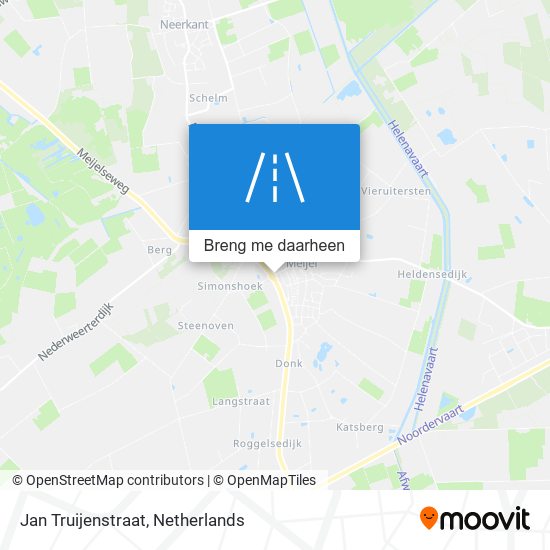 Jan Truijenstraat kaart