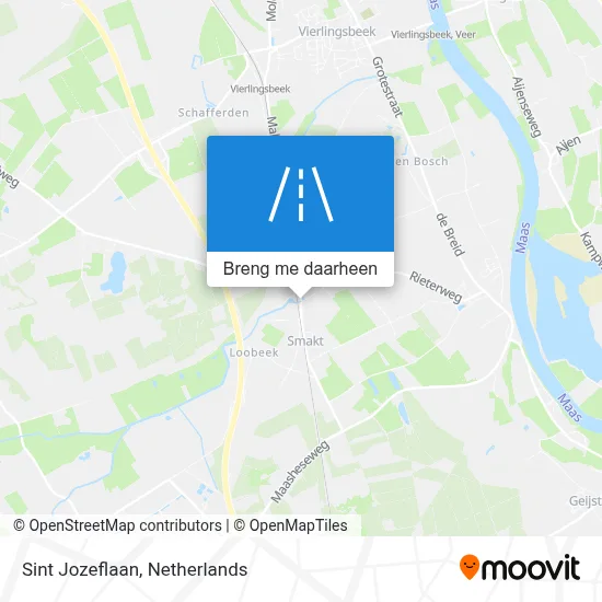 Sint Jozeflaan kaart