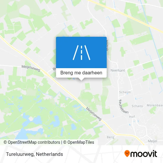 Tureluurweg kaart