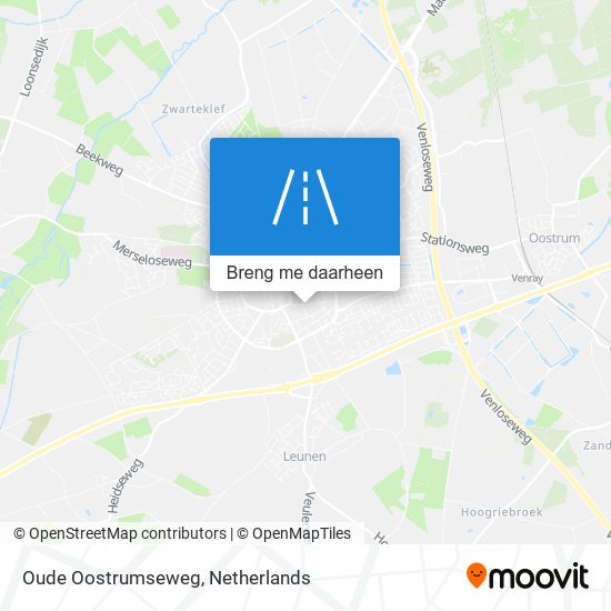 Oude Oostrumseweg kaart