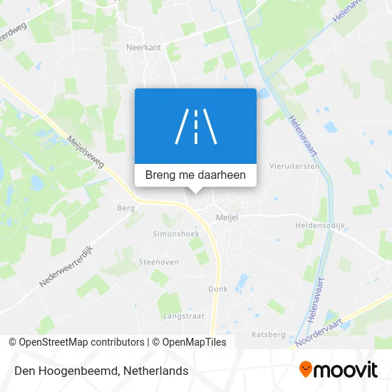 Den Hoogenbeemd kaart