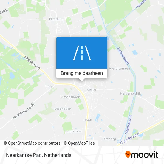 Neerkantse Pad kaart