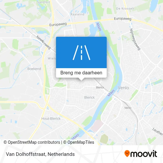Van Dolhoffstraat kaart