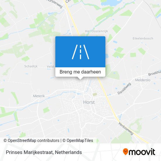 Prinses Marijkestraat kaart