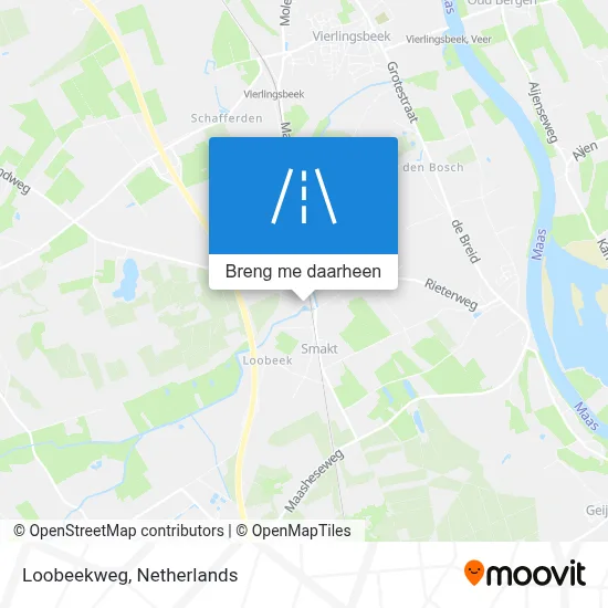 Loobeekweg kaart