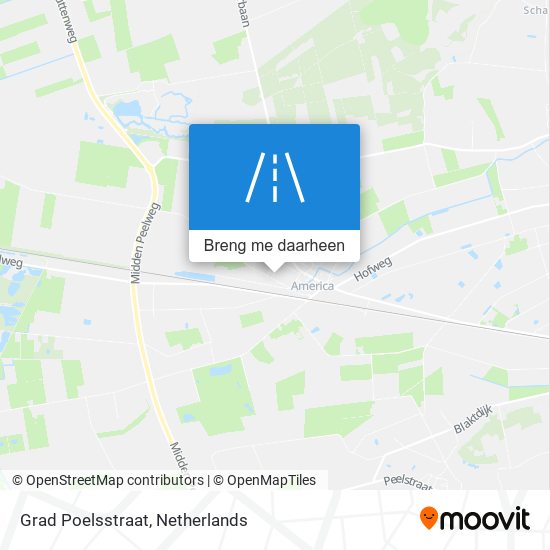 Grad Poelsstraat kaart