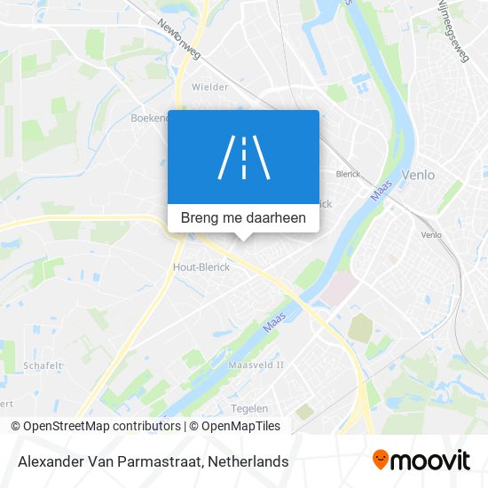 Alexander Van Parmastraat kaart