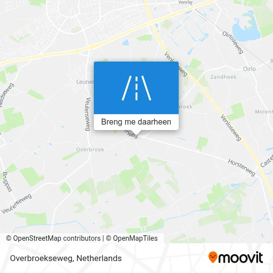 Overbroekseweg kaart