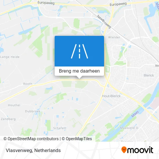 Vlasvenweg kaart