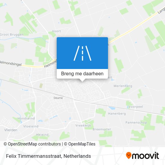 Felix Timmermansstraat kaart