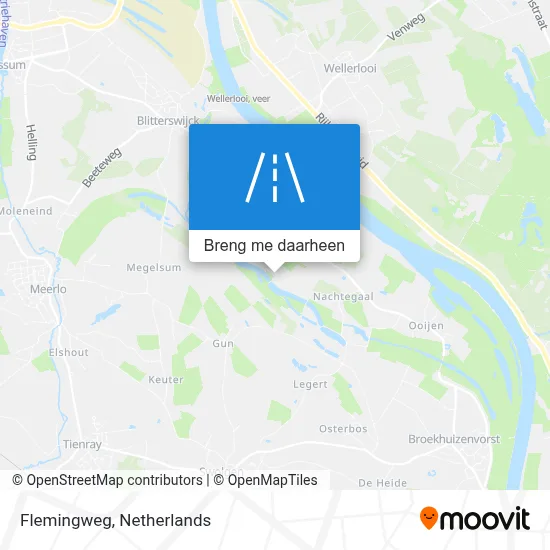 Flemingweg kaart