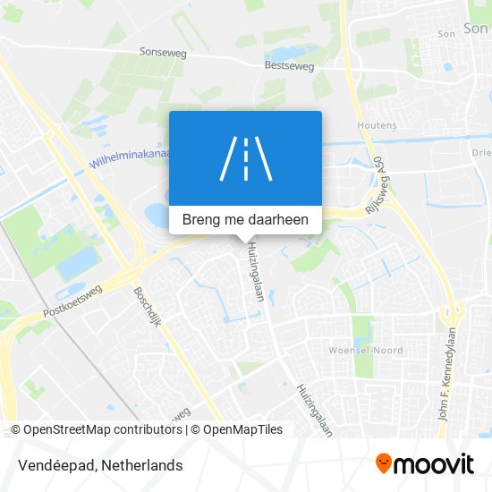 Vendéepad kaart