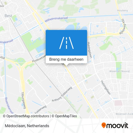 Médoclaan kaart