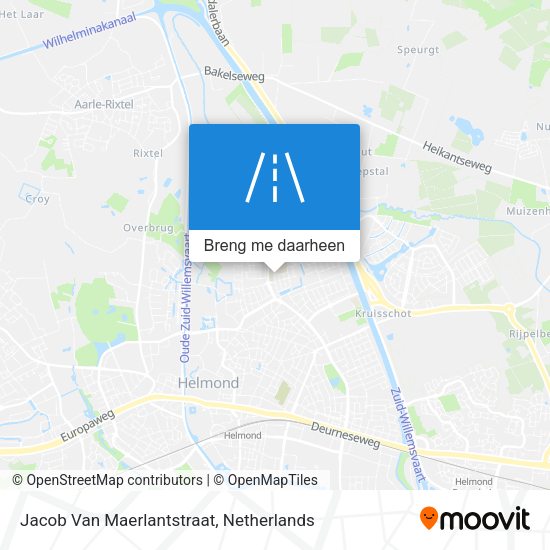 Jacob Van Maerlantstraat kaart