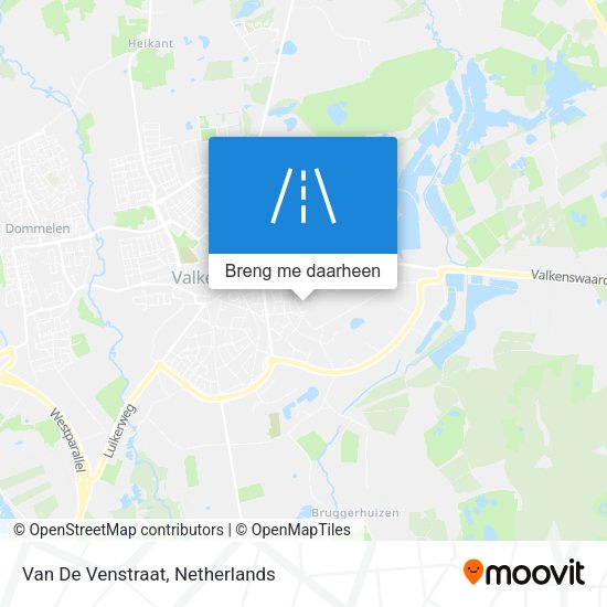 Van De Venstraat kaart