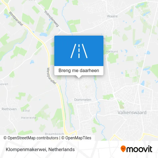 Klompenmakerwei kaart