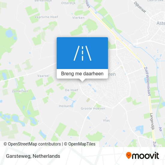 Garsteweg kaart