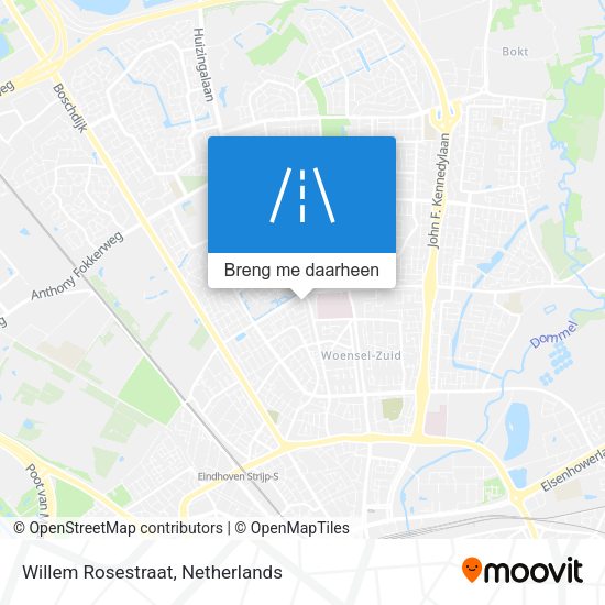 Willem Rosestraat kaart