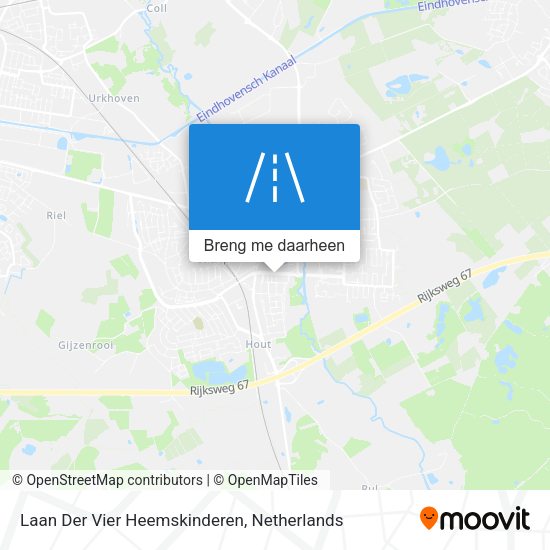 Laan Der Vier Heemskinderen kaart